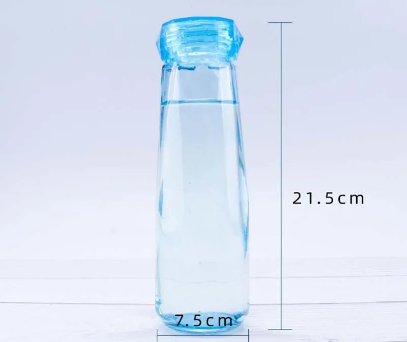 400 мл спортивная Большая бутылка для воды, не протекающая велосипедная стеклянная походная бутылка для воды
