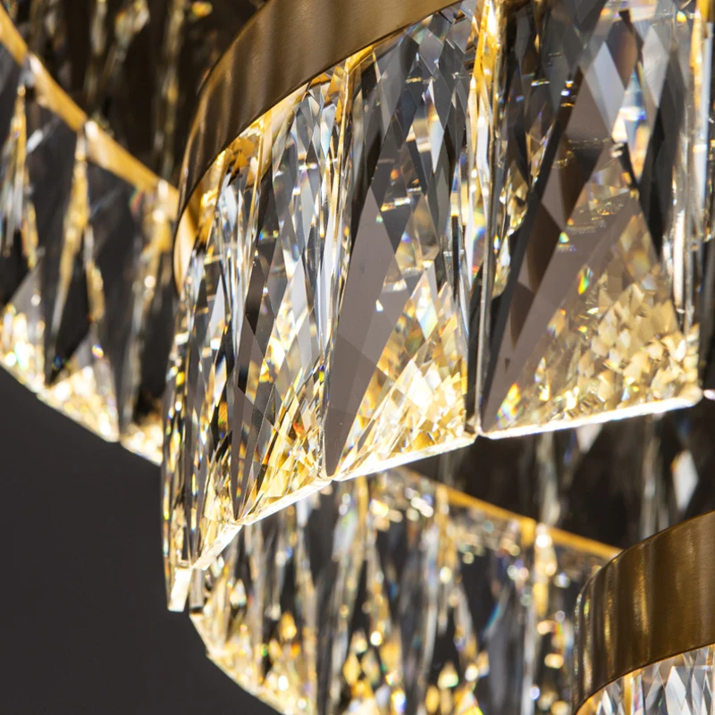 Round Crystal Multi-layer Retro Chandelier 5 Round Crystal Multi-layer Retro Chandelier 5