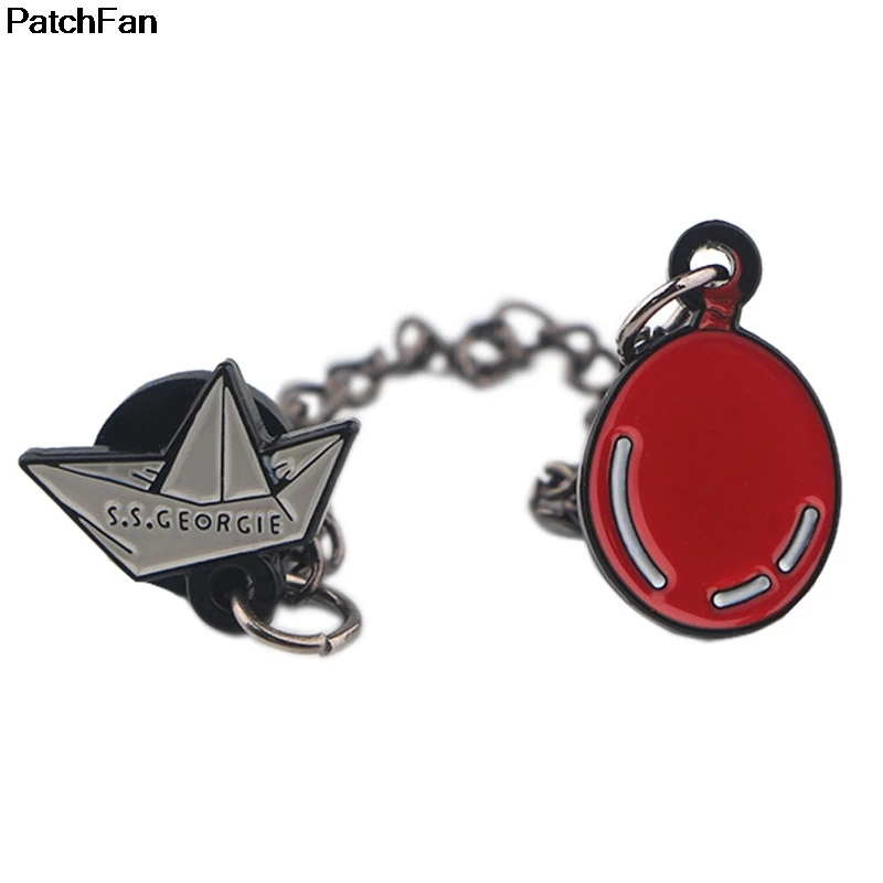 20 шт./лот Patchfan Stephen King's It punk эмалевые броши, булавки из цинкового металла insignia para рюкзак «сделай сам» одежда для сумки, бейджи A2417