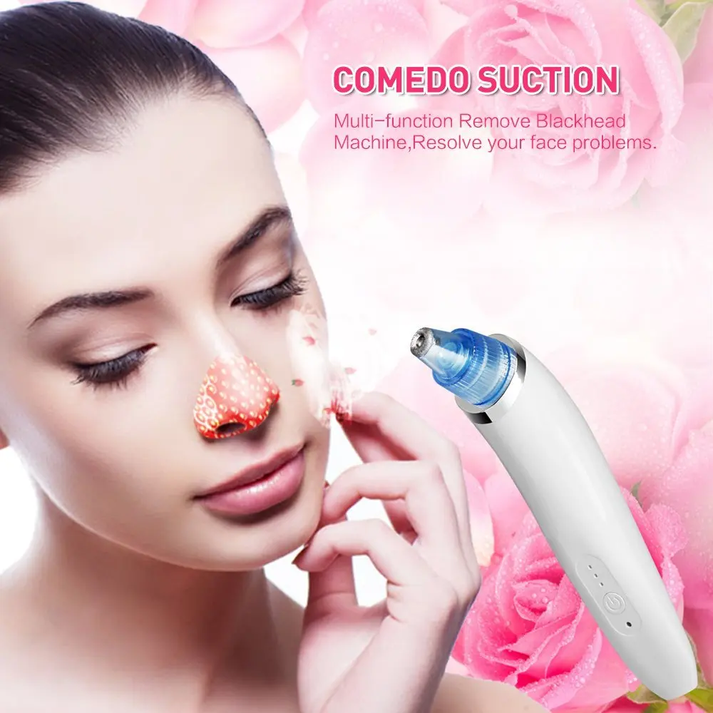 

Handheld Facial Pore Blackhead Vacuum Suction Blackhead Remover Face Pore Cleansing Device Acne Remover Cleaner Machine