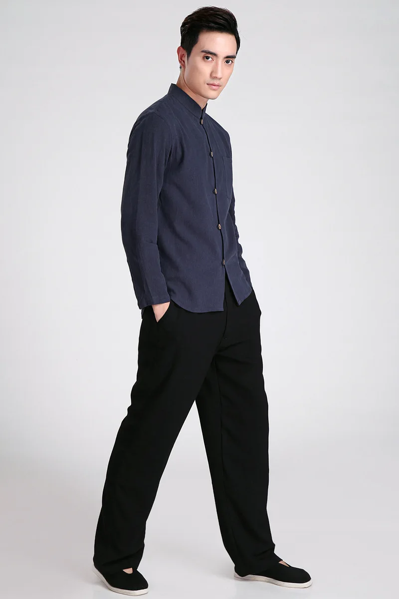 New Arrival Burgundy Chinese Men Kung fu Uniform Cotton Tai Chi Suit Vintage Button Clothing M L XL XXL XXXL 2605