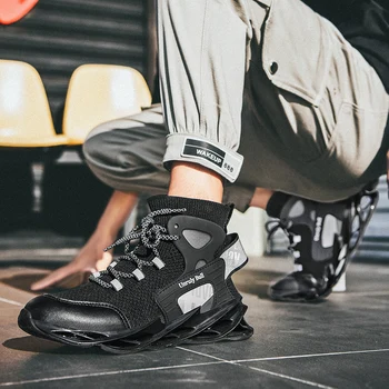 

New men's shoes blade reflective sports shoes running shoes casual shoes sports shoes breathable comfortable men's shoes