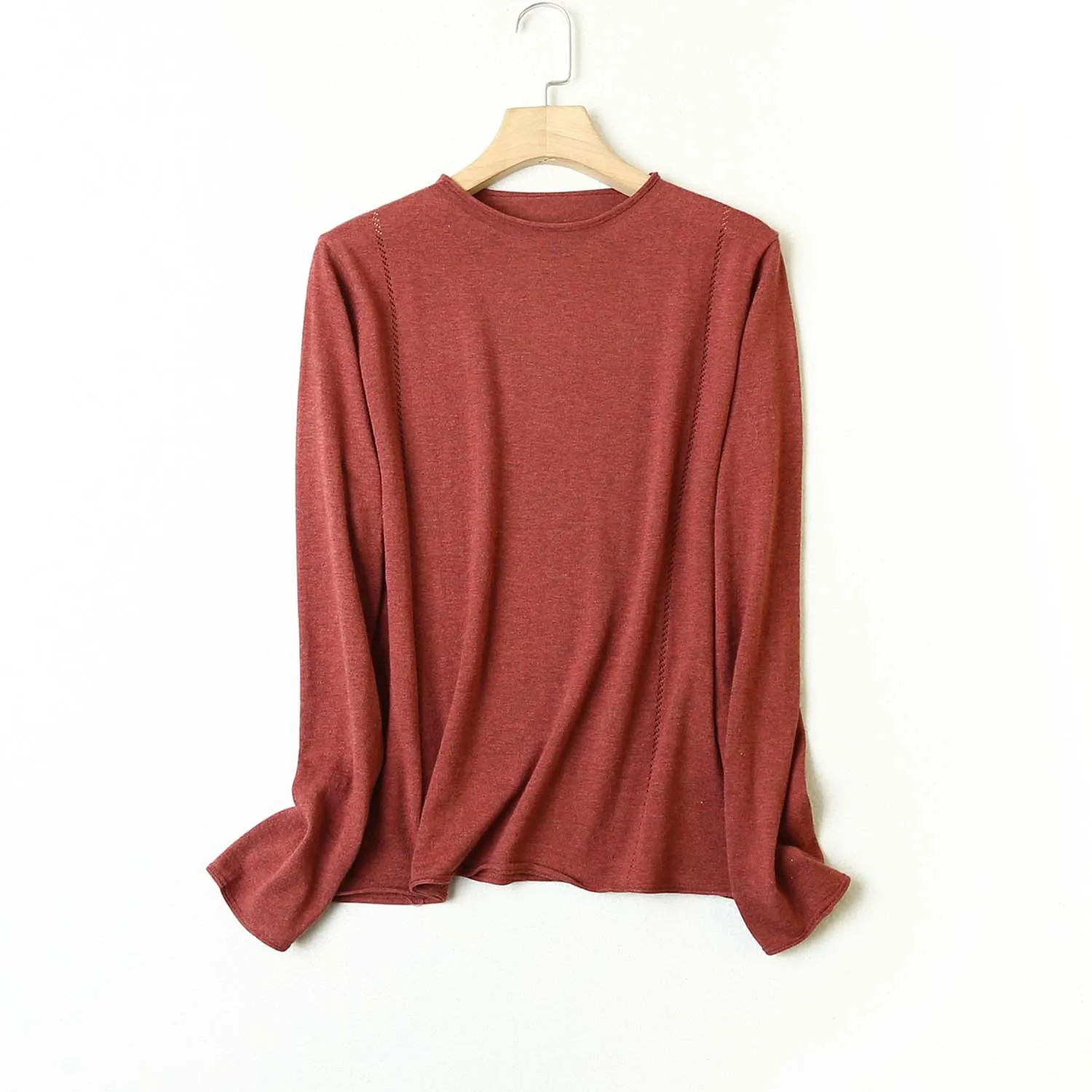 Womens Sweater Cotton Silk Cotton Silk Blend Sweater Womens