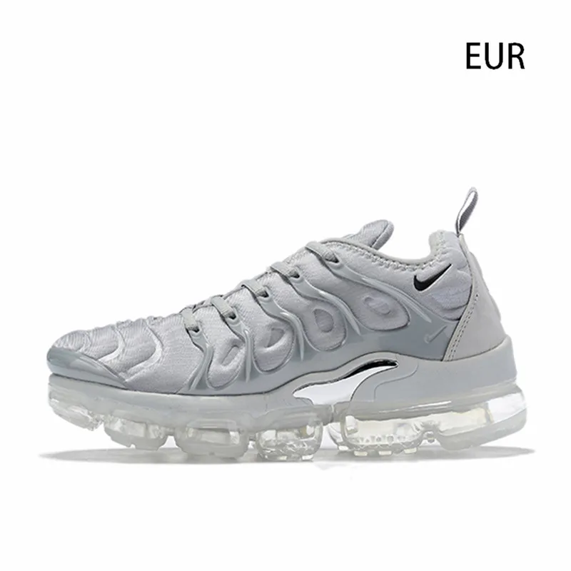 Nike Air Vapormax плюс спортивная обувь для мужчин уличные спортивные кроссовки удобные дышащие - Цвет: gray