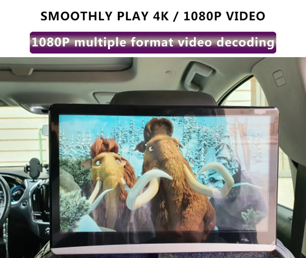 12,5 дюймов Android 9,0 автомобильный монитор на подголовник HD 1080P видео ips сенсорный экран wifi/USB/SD/HDMI/IR/FM/Bluetooth/динамик