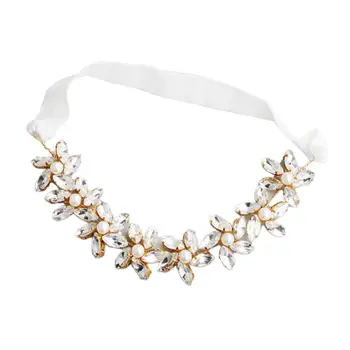

Women Bridal Stretch Leg Garter Belt Imitation Crystal Flower Jewelry Rhinestone Beading Wedding Prom Party Elastic Thigh Ring