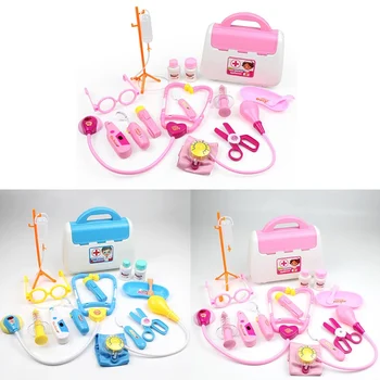 

Kids Doctor Toys Set Simulation Family Doctor Kit Toy Pretend Play Portable Suitcase Accessorie Children Toys