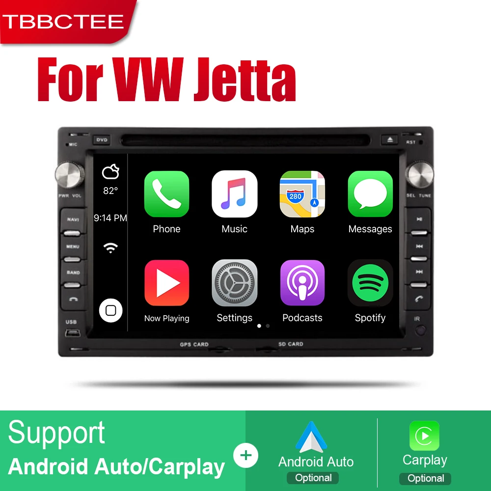 TBBCTEE Авто Радио 2 Din Автомобильный dvd-плеер на основе Android для Volkswagen VW Jetta 1999~ 2005 gps Навигация BT Wifi карта мультимедиа