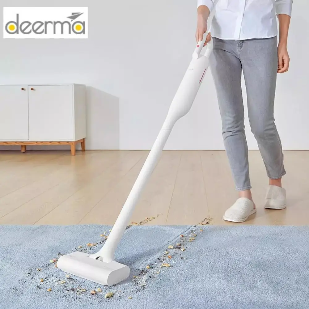 Ручной беспроводной пылесос Deerma VC01 8500 па автоматическая вертикальная ручка