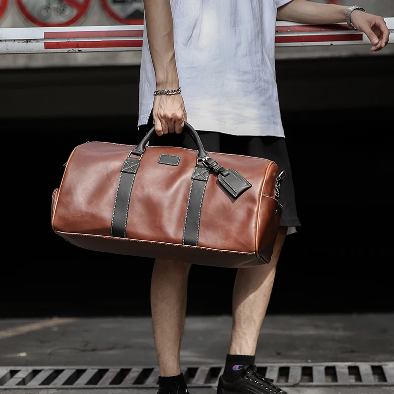 Tidog Ретро Мужская Портативная сумка для путешествий на короткие расстояния