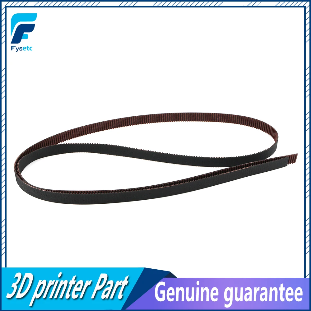 

GATES-LL-2GT-9RF 3D Printer 2GT Belt Open Fiberglass Reinforced Rubber GT2 Timing Belt 2GT-9 Length 2M 5M Width 9mm