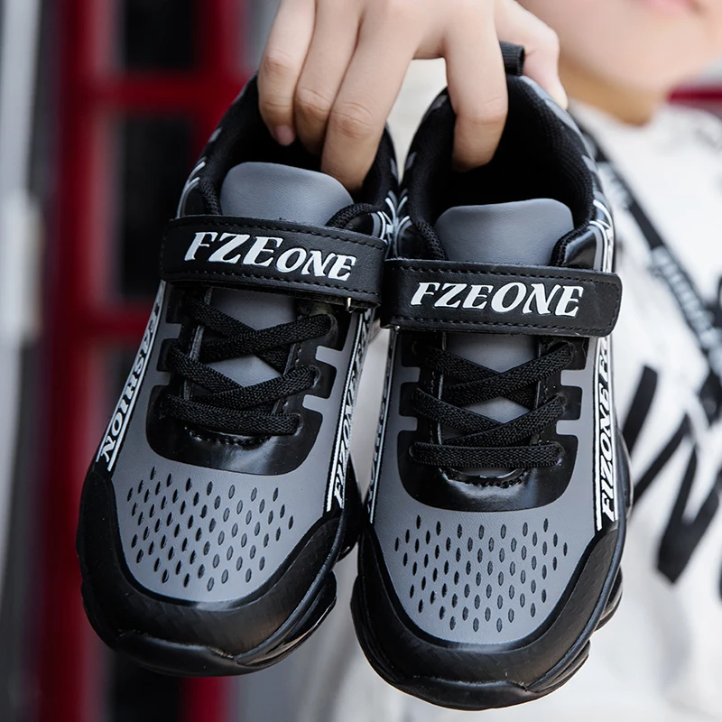 Популярная детская обувь для мальчиков; Роскошная Брендовая обувь на липучке; детская спортивная обувь для мальчиков; красные подростковые кроссовки; удобные кроссовки для бега для больших мальчиков