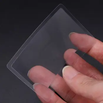 

Card Card Telescope Ultra Thin Portable 3x Magnifying Glass Cards Cover Pocket Outdoor Travel Gifts Optical Lens PVC Plastic