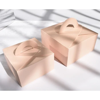 

15/20PCS Pink Portable Packing Boxes Cute Candy Container Gift Box Party Supplies Cookies Cake Boxes Birthday Decorations
