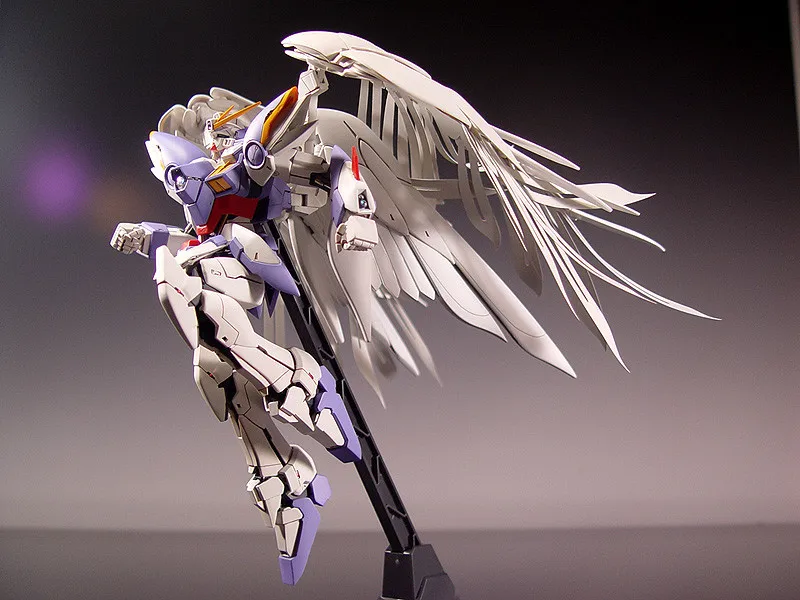 T-008 MG1/100 нулевое летающее Крыло Gundam изменение перо эффекты ПВХ перо Ангел Гундам сарай