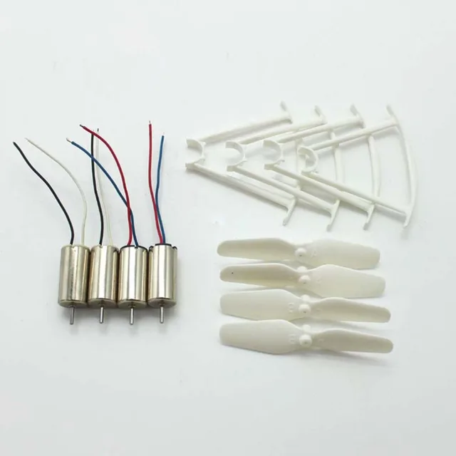 $29.93  4pcs RC Drone Motors CCW CW Engine Motor Propellers Protective Rings Drone Spare Parts for SYMA X21