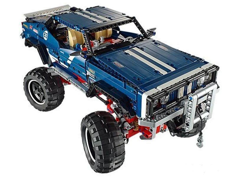 Lepinblocks 20011 4x4 гусеничный эксклюзивный выпуск technic гоночный автомобиль модель совместима с 41999 строительные блоки кирпичи игрушка подарок