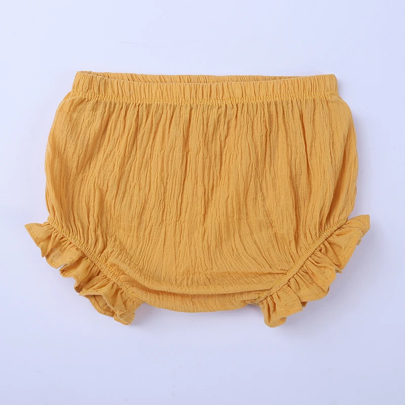 Kids Tales Summer Shorts for Girls Bloomers Baby Clothes Soft Cotton Linen Bread Shorts Newborn Solid Color Infant Pants 6-24M cotton shorts baby cotton bloomers baby trousers