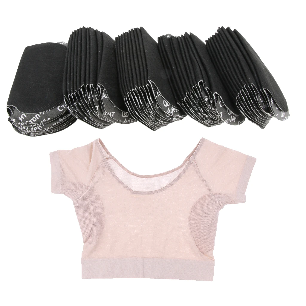 Короткий рукав рубашки и подмышечные прокладки для защиты одежды от пота щит платье щит защита от пота поглощающий пот поглощающий