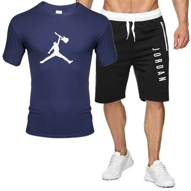 2piece set outfits jordan 23 t shirt shorts summer short set tracksuit sport suit sweatsuit jersey|Men's Sets| - AliExpress
