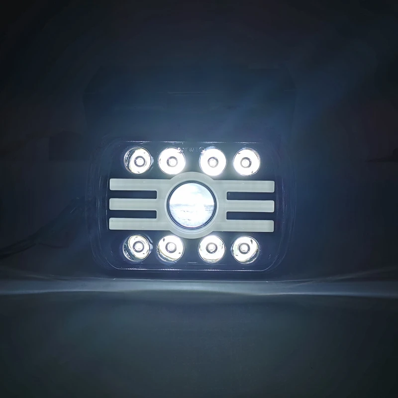 500 Вт 5X7 дюймов светодиодные фары 30000LM 7X6 Led герметичный луч фары с дальнего ближнего света светодиодные фары для Jeep Wrangler YJ Cherokee