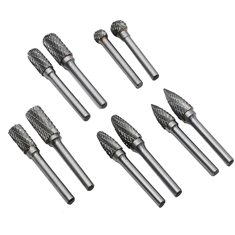 Zkenyao-Router Bit HSS Routing Router Drill Bits Set Carbide Rotary Burrs Tools Wood Stone Metal Root Carving Milling Cutter Use Safety Reliable 