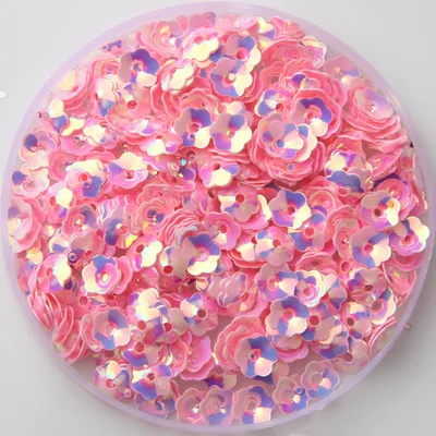 White Color 5mm 3D Plum Flower PVC Sequins Sewing Craft/Embellishment Findings Women Garments Sewing Accessories 1200pcs/Lot sequin embroidery accessories sequin sewing accessories