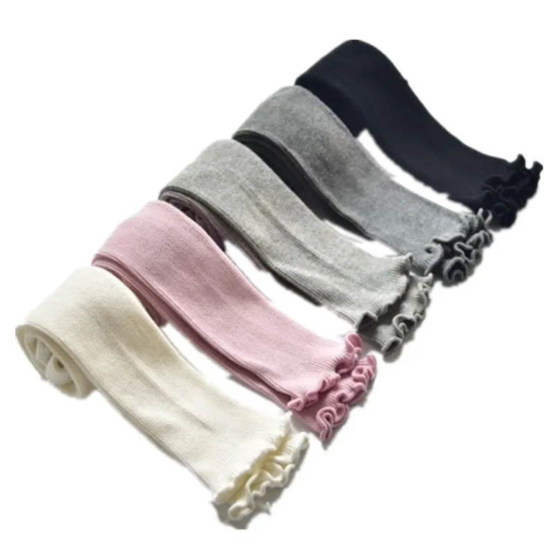 Хлопковые высококачественные детские колготки брюки трикотажные леггинсы в