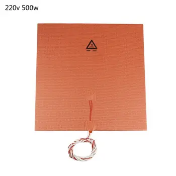 

200*200mm 200v 500w Silicone Rubber Heating Pad For 3D Printer Heating Bed