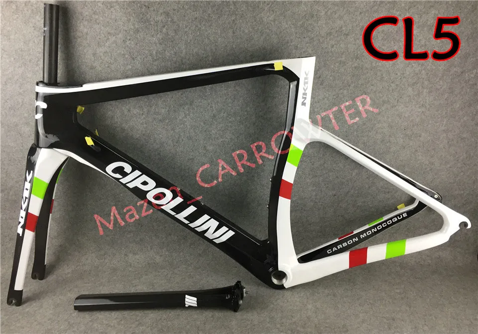 Чемпион мира T1000 3K MCipollini NK1K карбоновая дорожная рама Cipollini карбоновый руль седло бутылки воды Клетки вместе