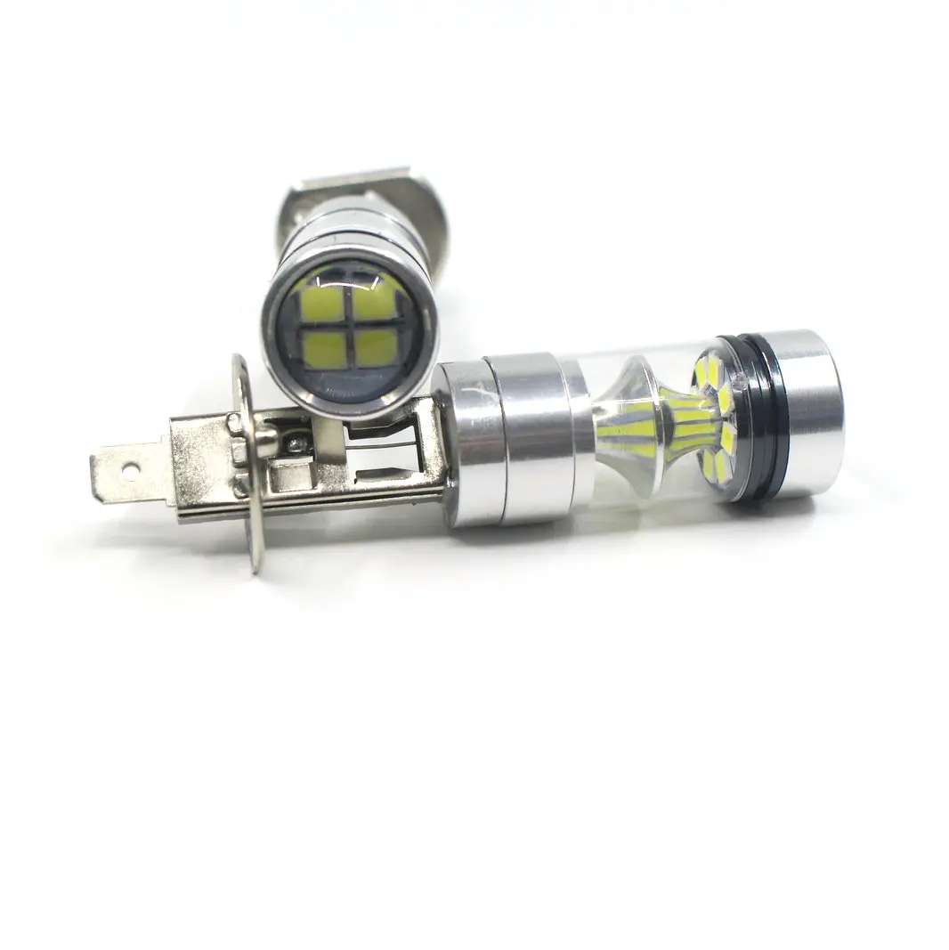 2 шт. 100W 12V H1 20 светодиодный фары, противотуманные фары, автомобильные лампы дневные ходовые огни h1 Светодиодный лампа светодиодный фонарь