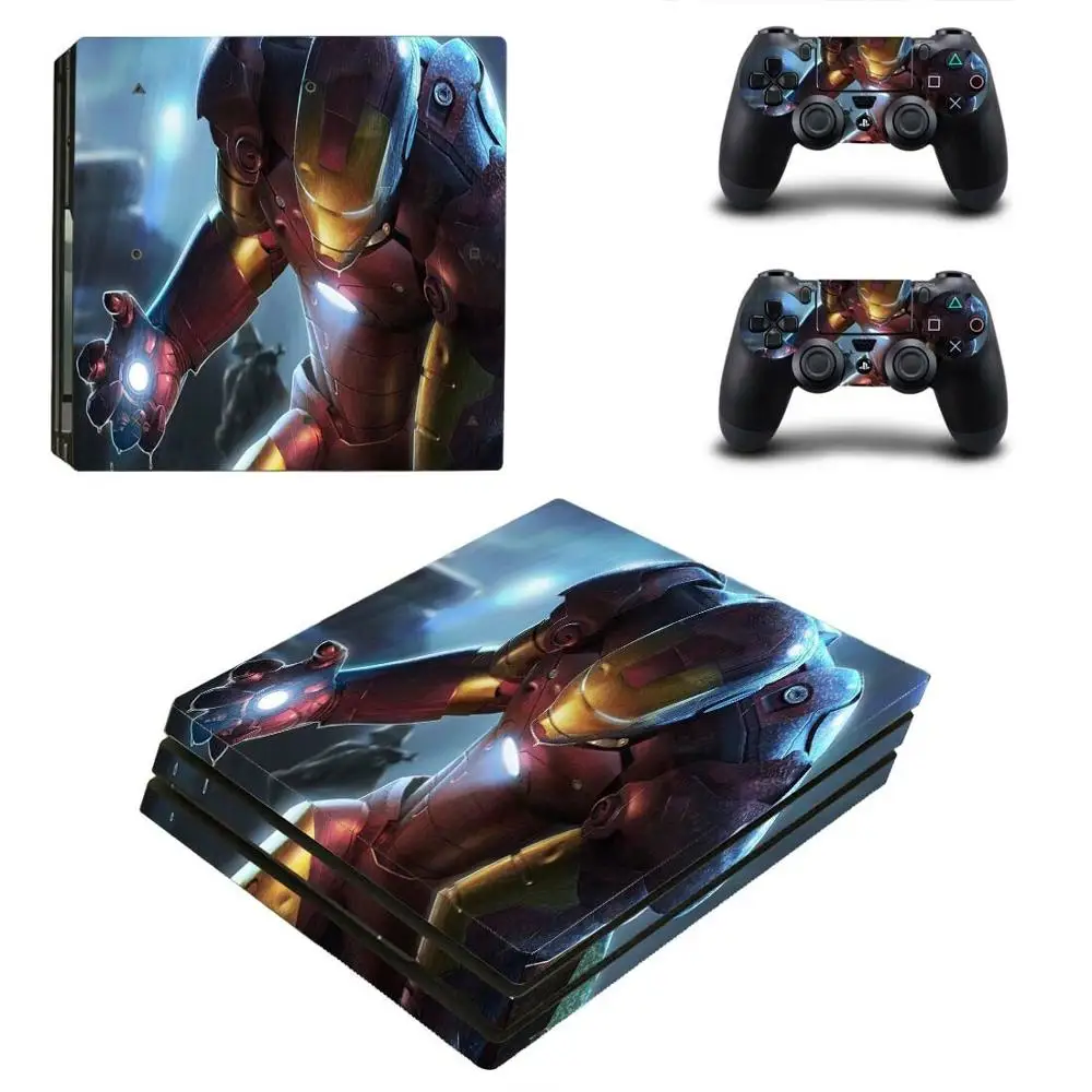 YSP4P-3598 Мстители Железный человек PS4 Pro наклейка Play station 4 кожа наклейки для playstation 4 PS4 Pro консоль и контроллер Скины Виниловые - Цвет: YSP4P-3598