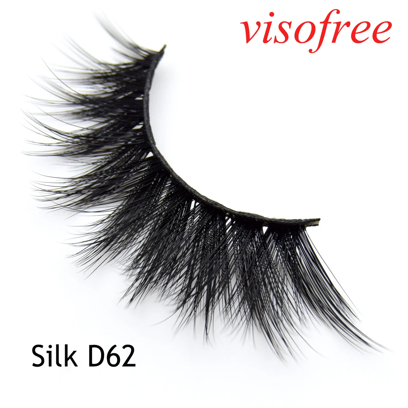 Visofree 30 ¦/ ũ Ӵ   ¥ Ӵ Handmade Natural False Cils β   Ȯ Silk-D62