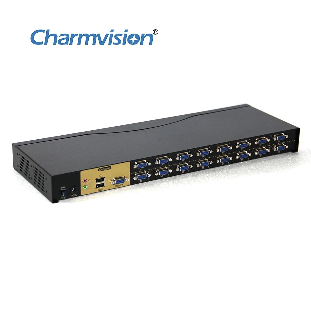 Charmvision VK1601A 16 портов USB KVM коммутатор с двухсторонним аудио горячим ключом