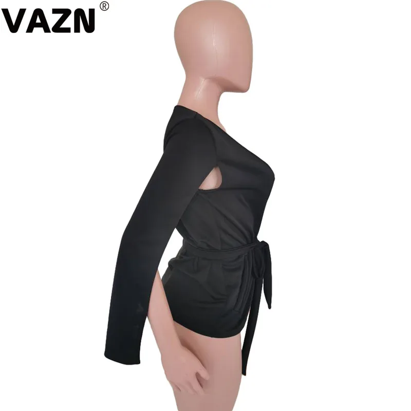 VAZN с поясом, однотонный костюм с v-образным вырезом,, хит, модные женские повседневные блейзеры, женские блейзеры с длинным рукавом, повседневный стиль