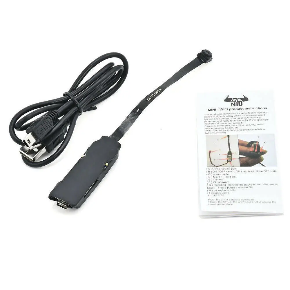 Беспроводная мини камера Micro DVR Wi Fi портативная Live камера|Камеры видеонаблюдения|
