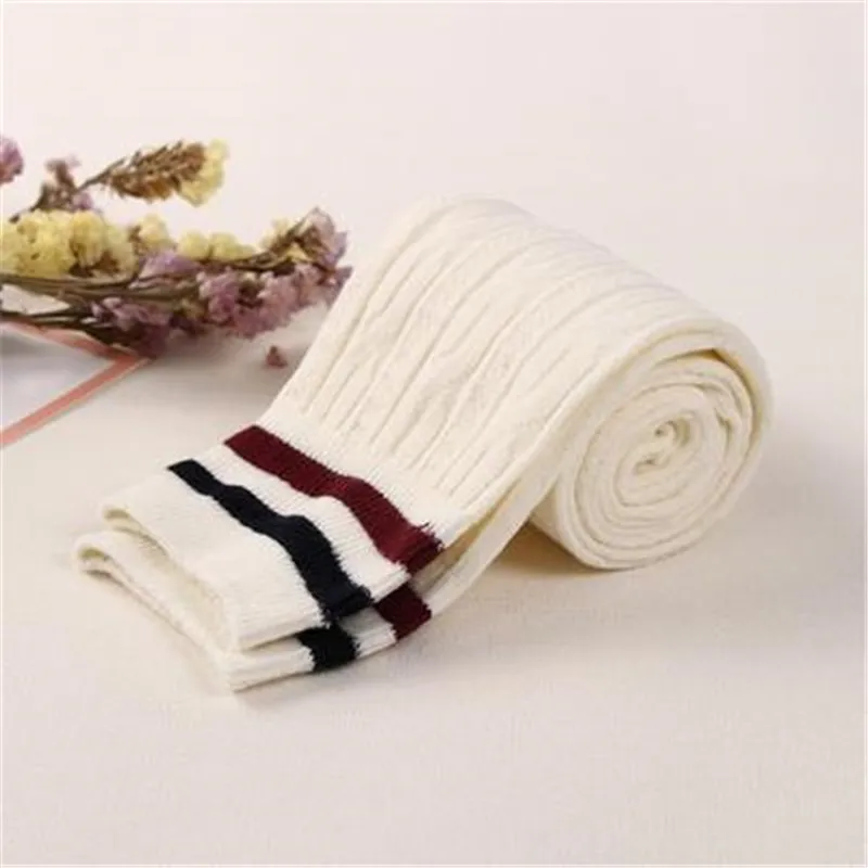 

College Wind Women's Stockings Sexy Fashion Hot Thigh High Socks Warm Cotton Over The Knee Socks Striped Long Socks For Women