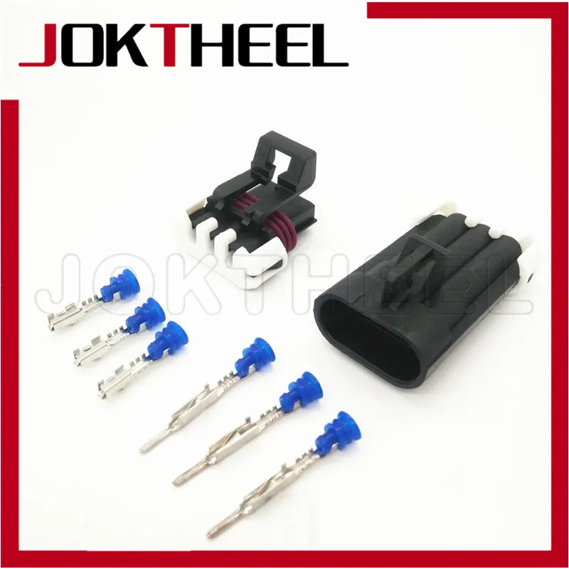 Набор из 1/5/10/20 наборов Delphi 3 pin way black Metri-Pack 150 Штекерный разъем датчика температуры
