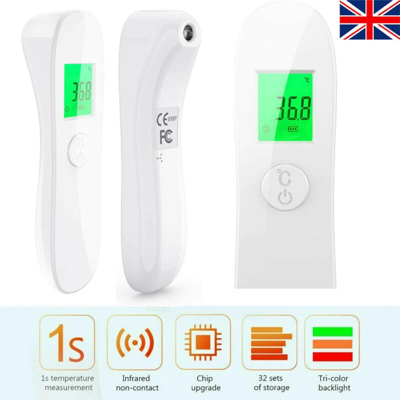 

LCD Digital Non-contact Thermometer Baby Infrared Faver Measurement Forehead Ear Children Termometro Gun In Stock