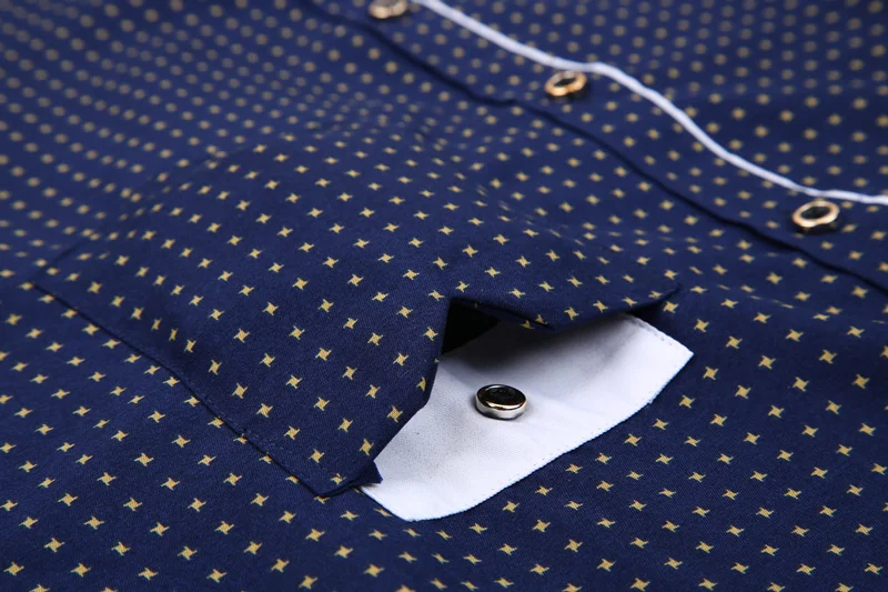 2019 Мужская модная повседневная мужская рубашка с длинными рукавами и принтом, рубашка Slim Fit для мужчин, рубашка в деловом стиле, брендовая