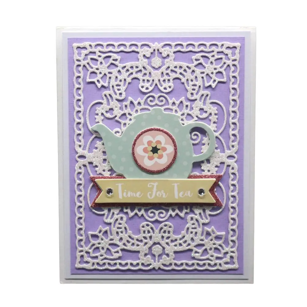  HobbyLane DIY Scrapbooking Carbon Steel Cutting Dies Irregular/Background/Envelope Lace/Invitation  - 4000087629643
