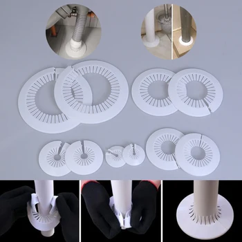 

2 Pcs Wall Hole Duct Cover Shower Faucet Angle Valve Pipe Plug Decoration Cover Pipe Fittings Acc