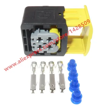 

5 Sets 4 Pin Nitrox Oxygen Sensor Waterproof Plug Auto Wiring Harness Connector For SCR Accessories 2-1418390-1