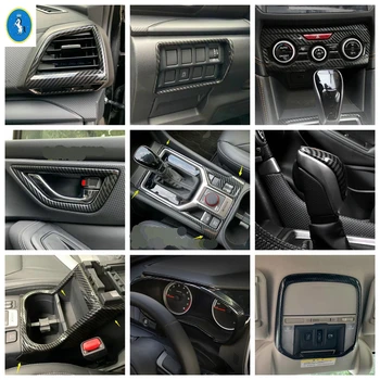 

Yimaautotrims Head Lights Lamp Switch Button Panel / AC Air Conditioning Panel Cover Trim Fit For Subaru Forester 2019 2020 ABS