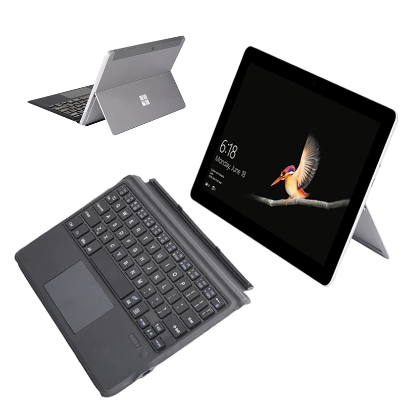 Высококачественный чехол для клавиатуры для ноутбука microsoft Surface Go из микрофибры Bluetooth клавиатура для поверхности Go Беспроводная крышка