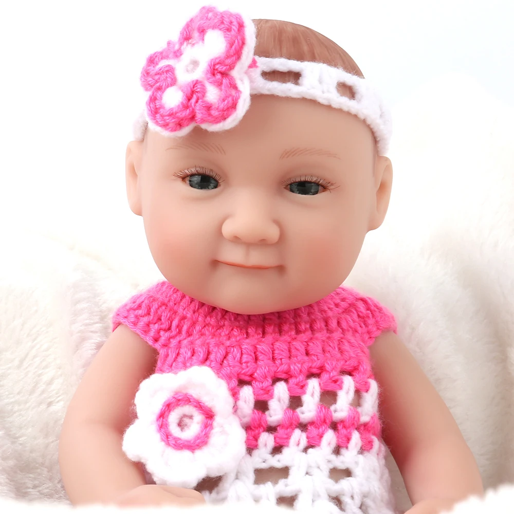 10 дюймов 28 см Reborn Baby куклы полностью виниловые силиконовые водонепроницаемые спящие дети Reborn Младенцы реалистичные Menina Bonecas Подарочные игрушки