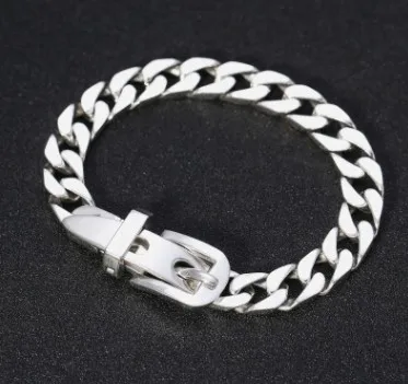 Мужской браслет серебро 925 9 мм