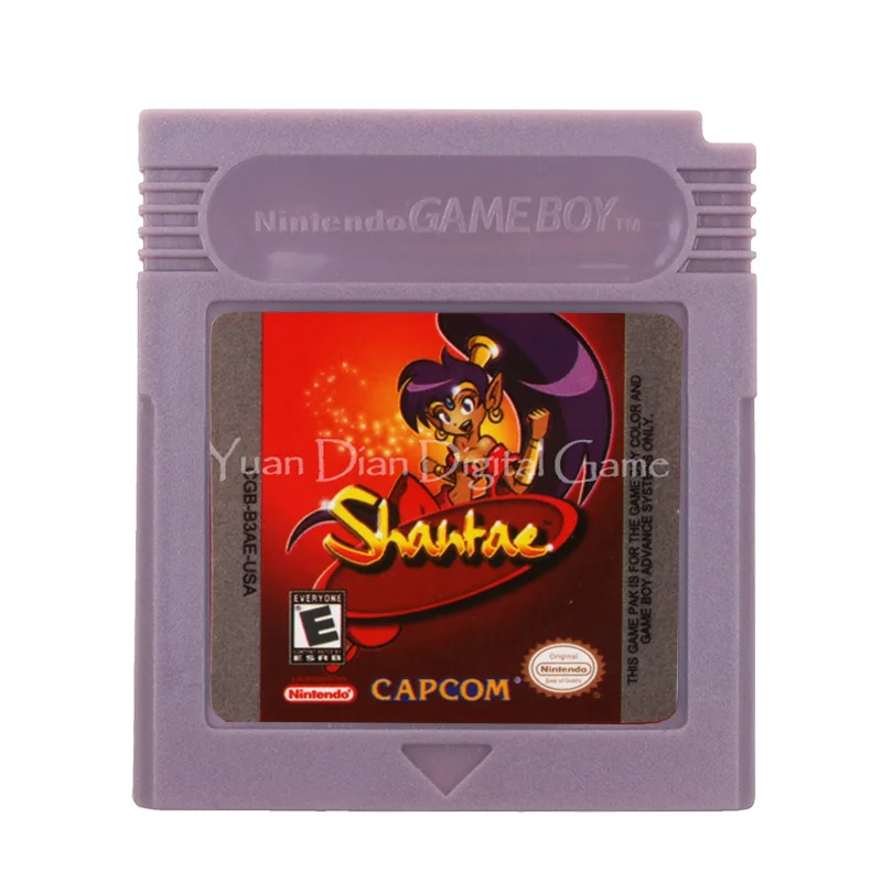 Для Nintendo GBC видеоигр картридж консоль карта Shantae версия на английском