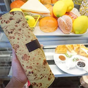 

Funny Stationery Storage Bag Simulation Burritos Pencil Case Pancake Pencil Bag For Student