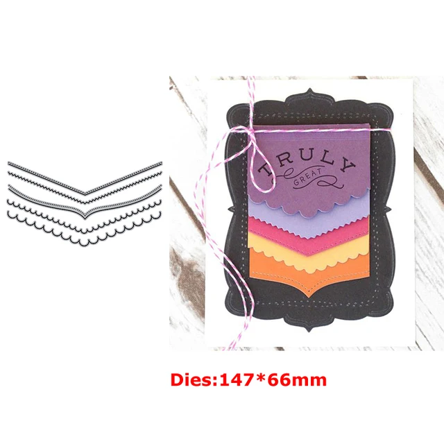 Cutting Dies Fruits Pineapple Cherry Lemon Bird Horse Mixed Geometry Tag Scallop Lace Edge Doodle Cover Frame 2020 #22 12